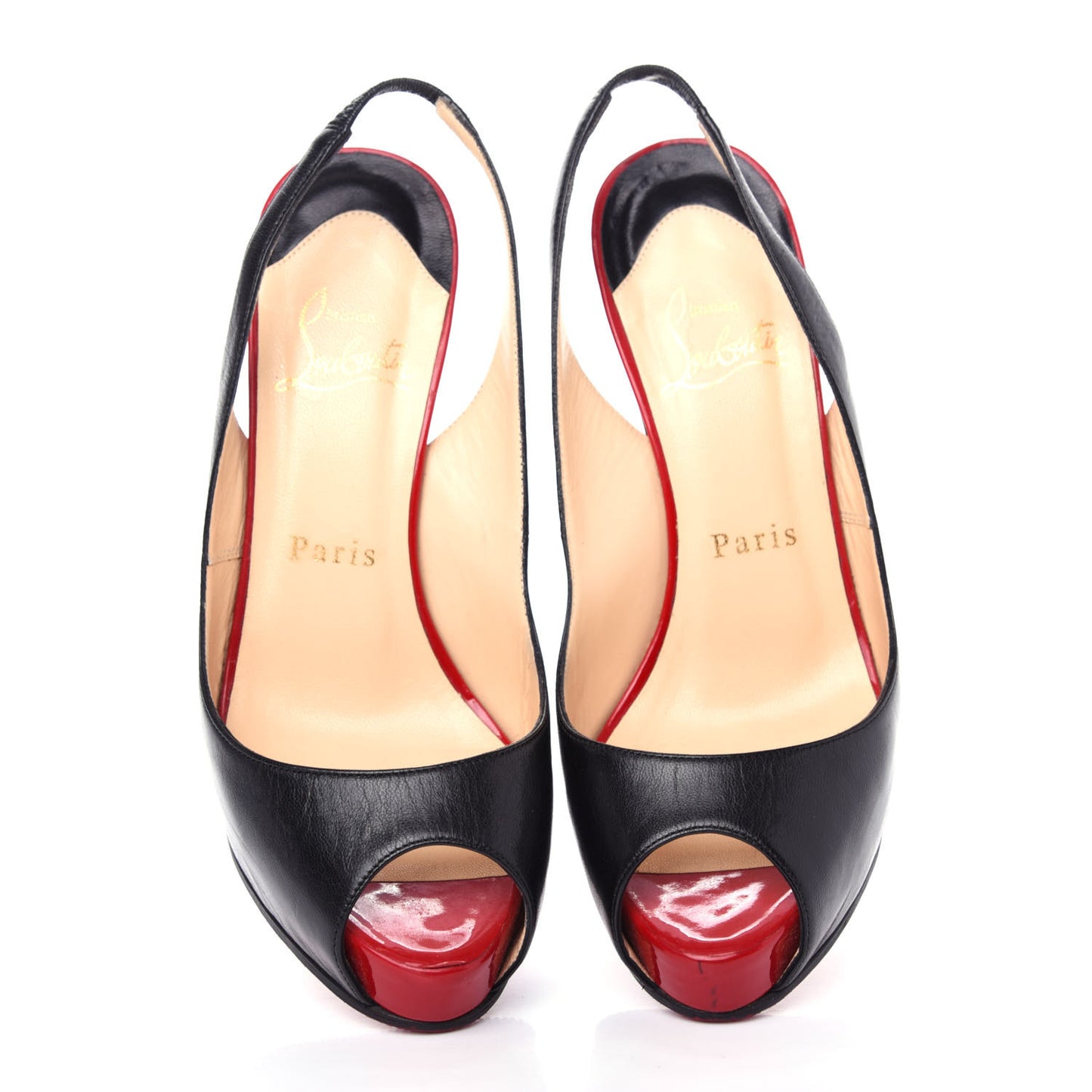 Kid No Prive 120 Pumps 35.5 Black Red