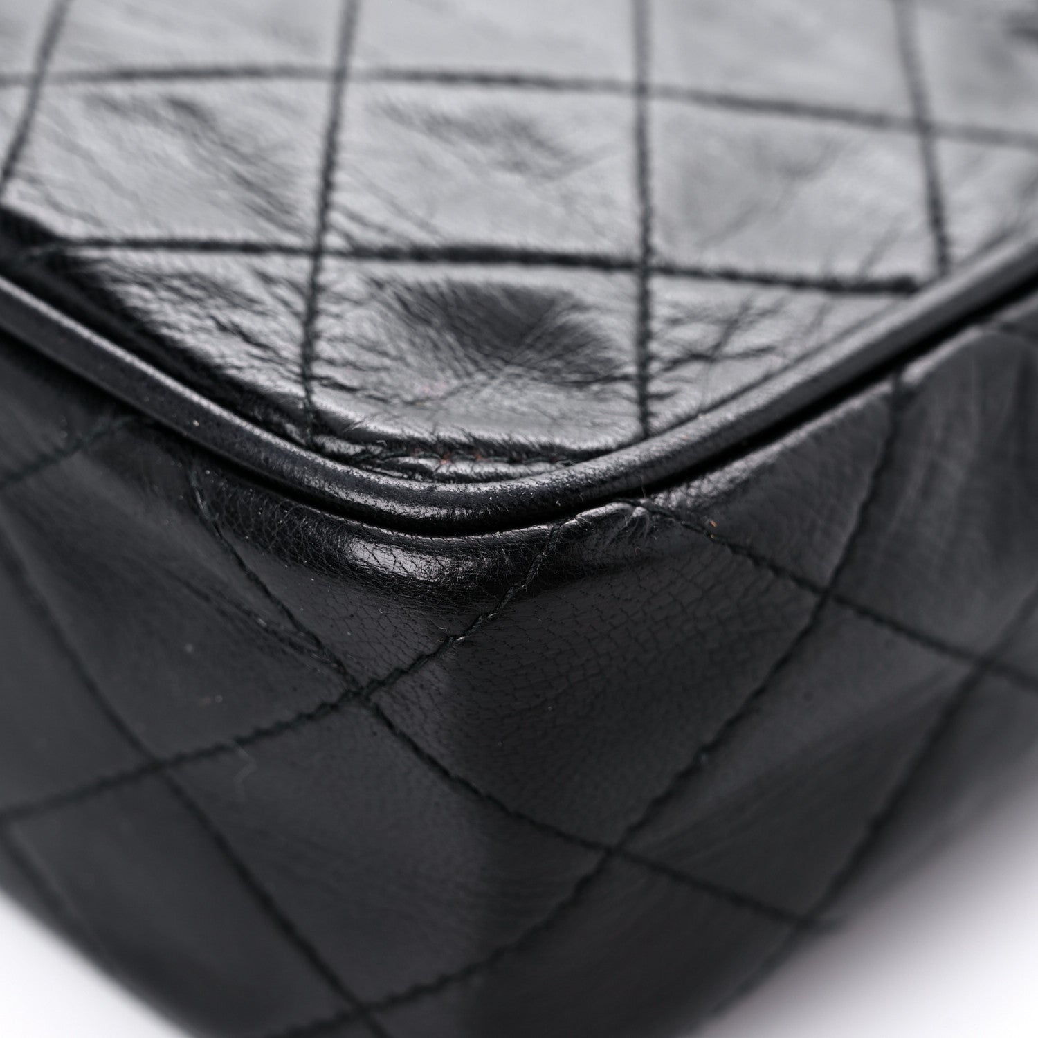 Chanel Lambskin Quilted CC Tassel Camera Case Black 11 of 13