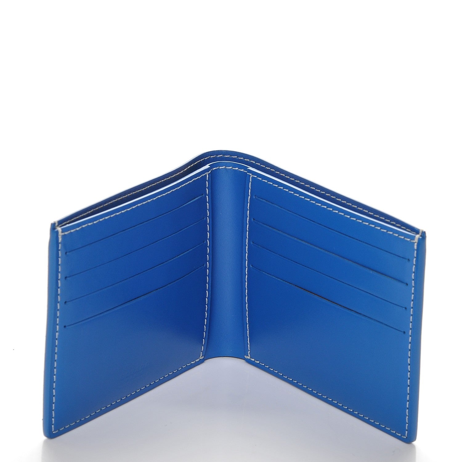 Goyard Goyardine Bi-Fold Victoire PM Wallet Sky Blue 5 of 6