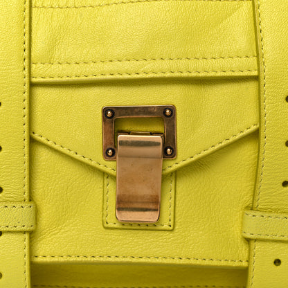 Proenza Schouler Lambskin PS1 Pouch Messenger Lemon 18 of 20