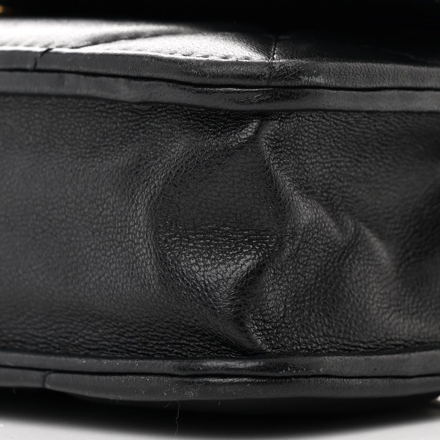 Lambskin Quilted Chanel 19 Wallet On Chain WOC Black