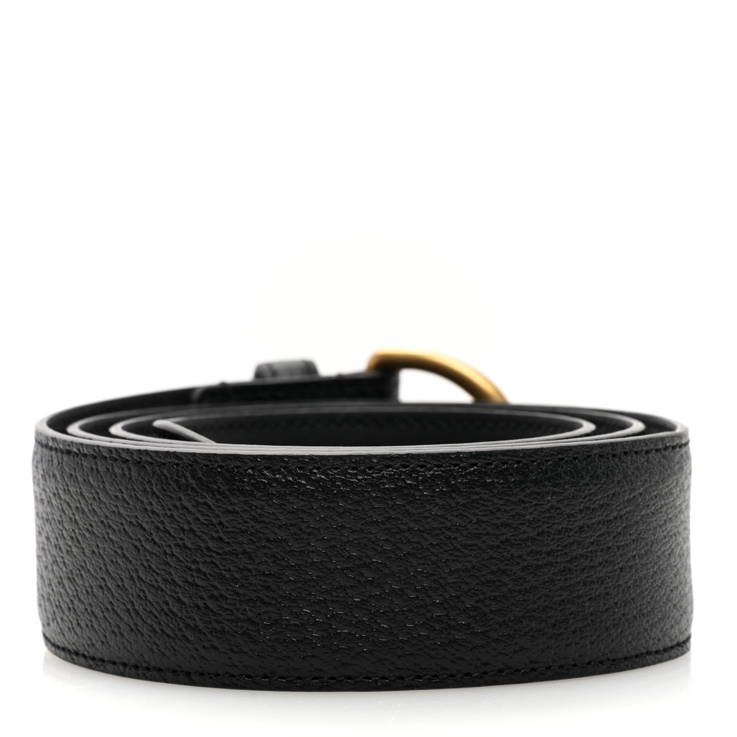 Gucci Textured Dollar Calfskin 40mm Belt 95 38 Black 2 of 4