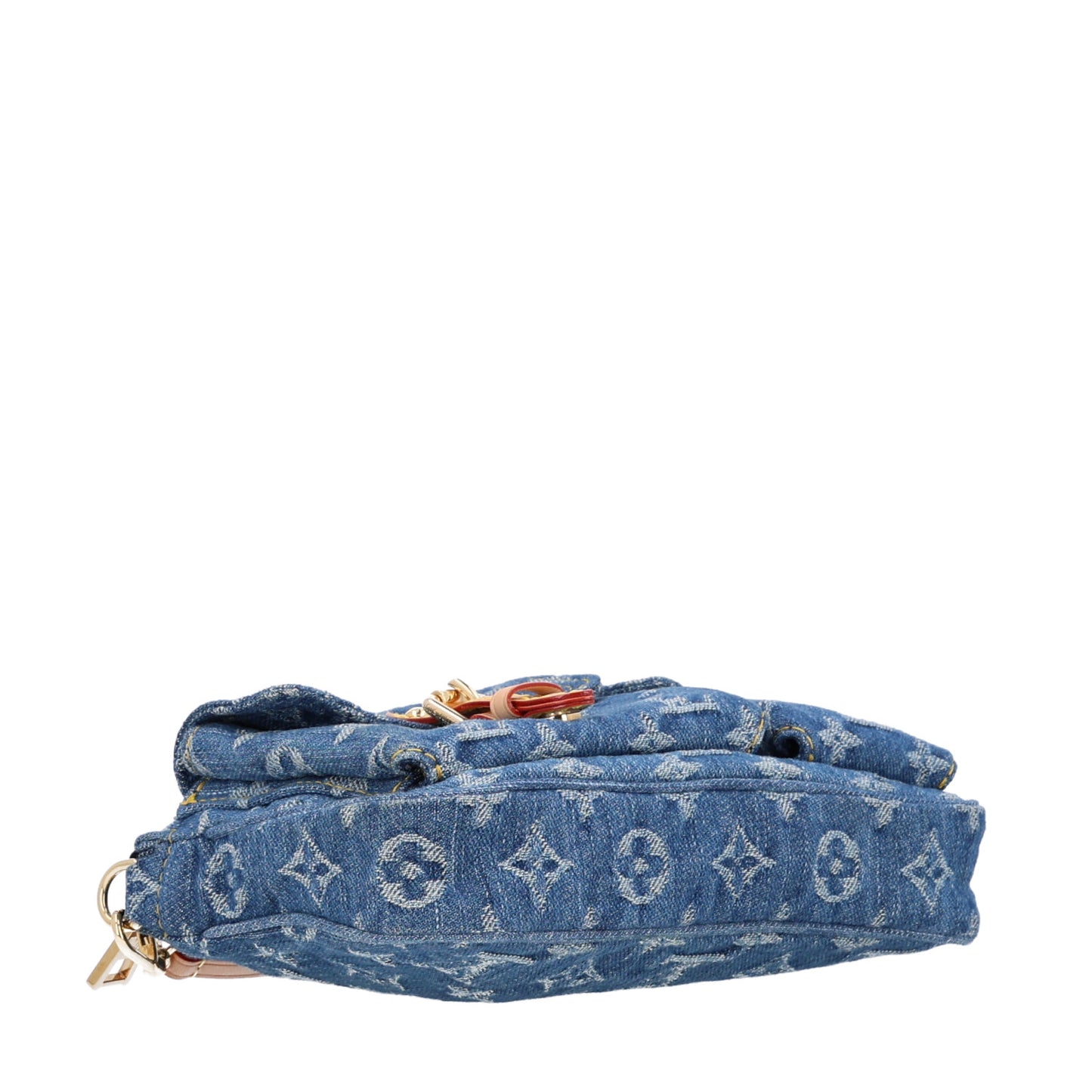 Monogram Pochette Accessories Cargo  Blue Denim