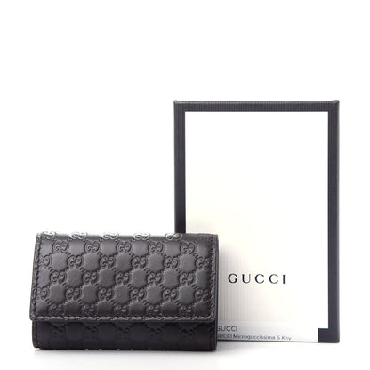 Gucci Microguccissima 6 Key Holder Case Testa di Moro 8 of 8