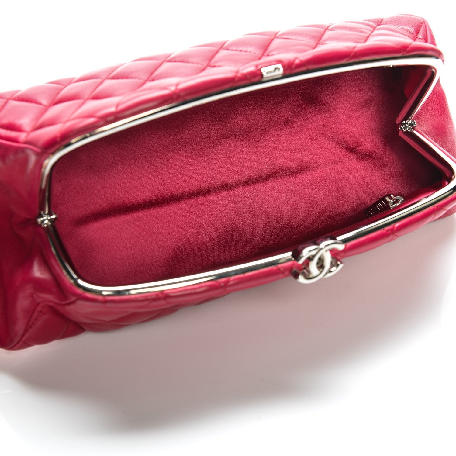 Chanel Lambskin Quilted Timeless Clutch Pink 5 of 8