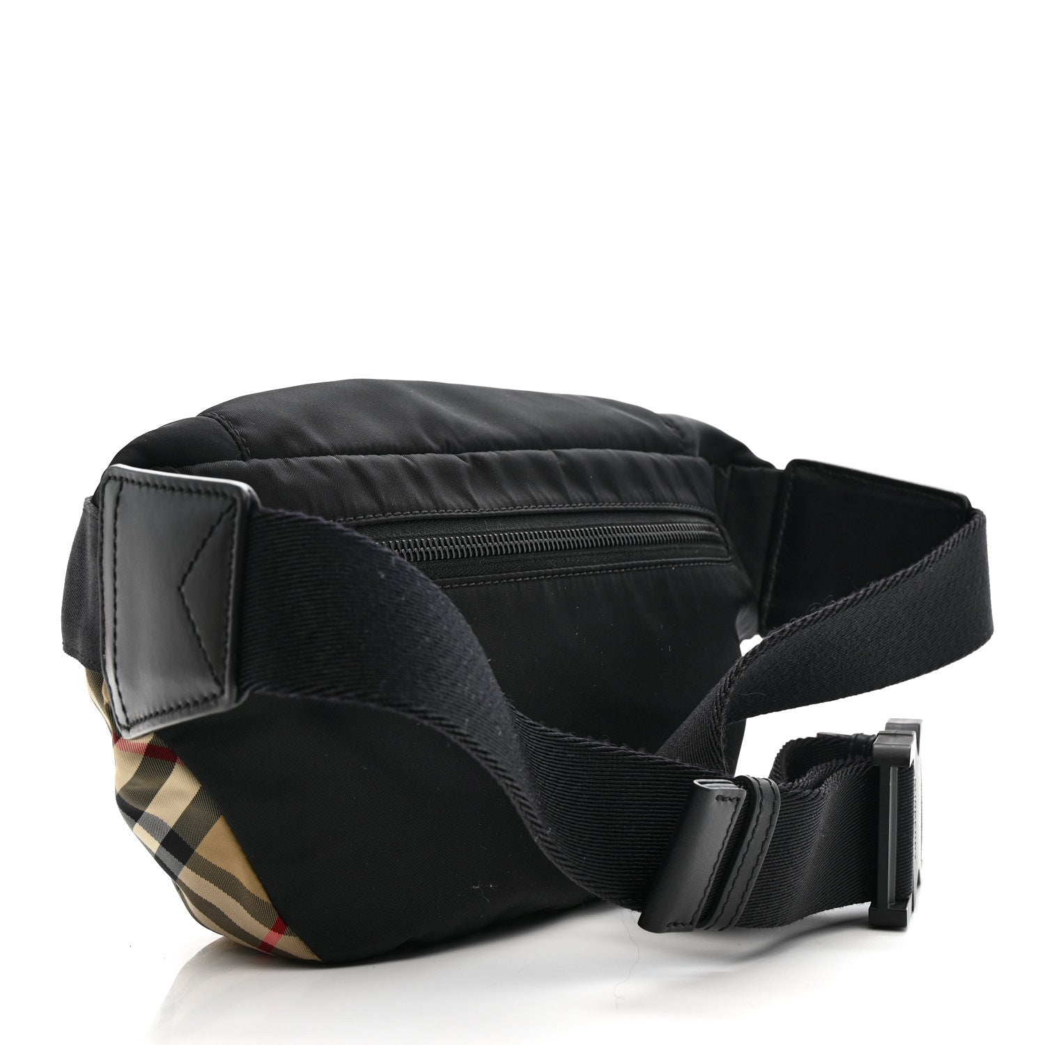 Burberry Nylon Vintage Check Sonny Bum Bag Archive Beige Black 3 of 10