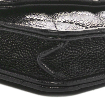Chanel Caviar Quilted Miss Coco Clutch With Chain  Black 10 of 11