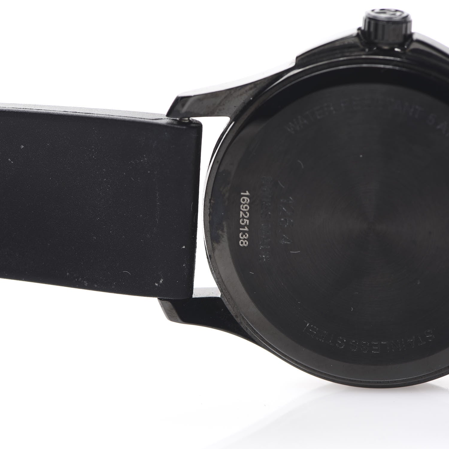 Gucci PVD Stainless Steel Rubber 38mm G-Timeless Angry Cat Quartz Watch Black 6 of 8