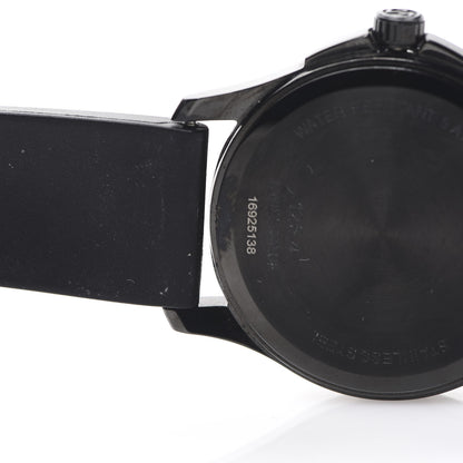 Gucci PVD Stainless Steel Rubber 38mm G-Timeless Angry Cat Quartz Watch Black 6 of 8