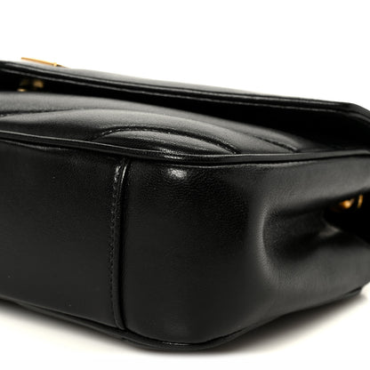 Saint Laurent Lambskin Chevron Quilted Small LouLou Black 13 of 13