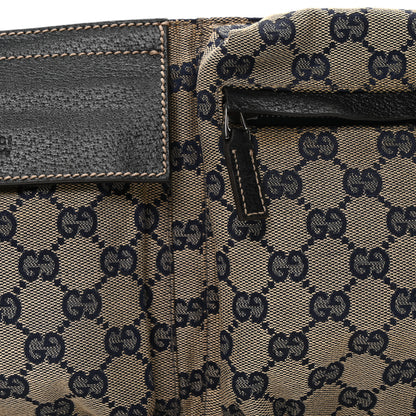 Gucci GG Monogram Web Double Pocket Belt Bag Navy 8 of 10