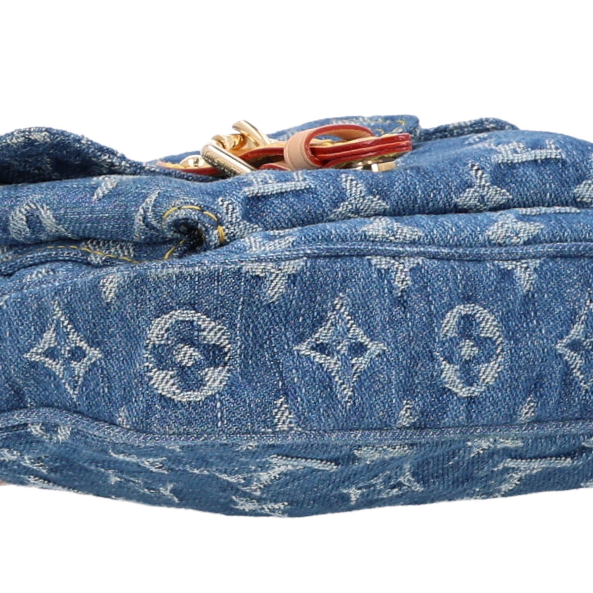 Monogram Pochette Accessories Cargo  Blue Denim