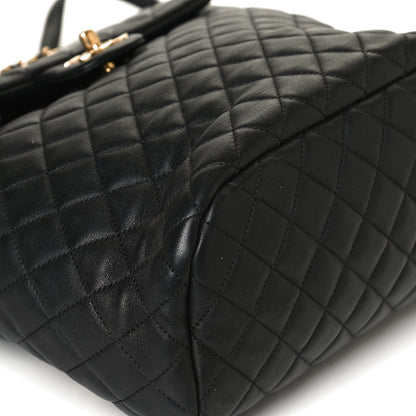 Chanel Lambskin Quilted Large Urban Spirit Backpack Black 12 of 12