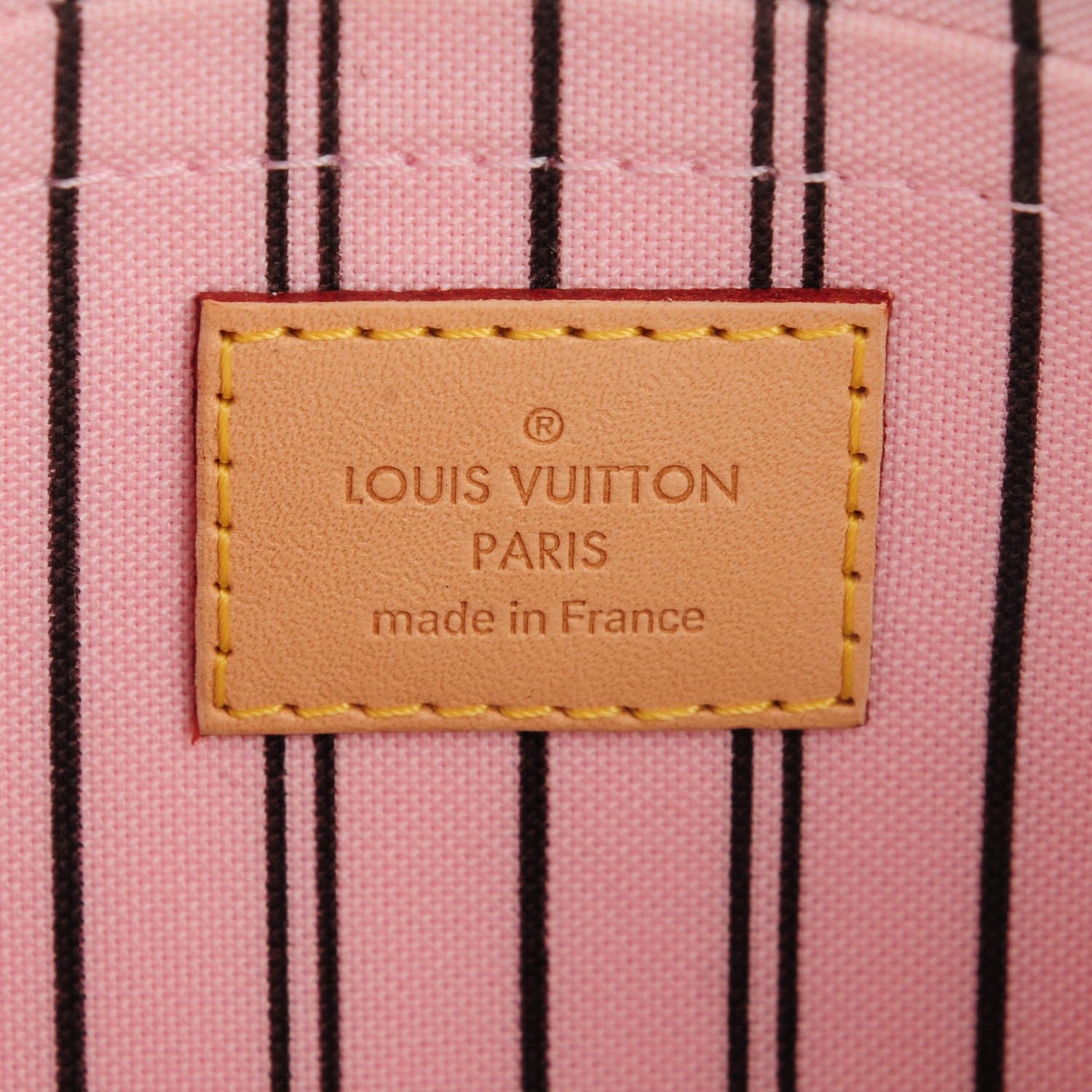 Louis Vuitton Monogram Neverfull MM GM Pochette Rose Ballerine 5 of 6