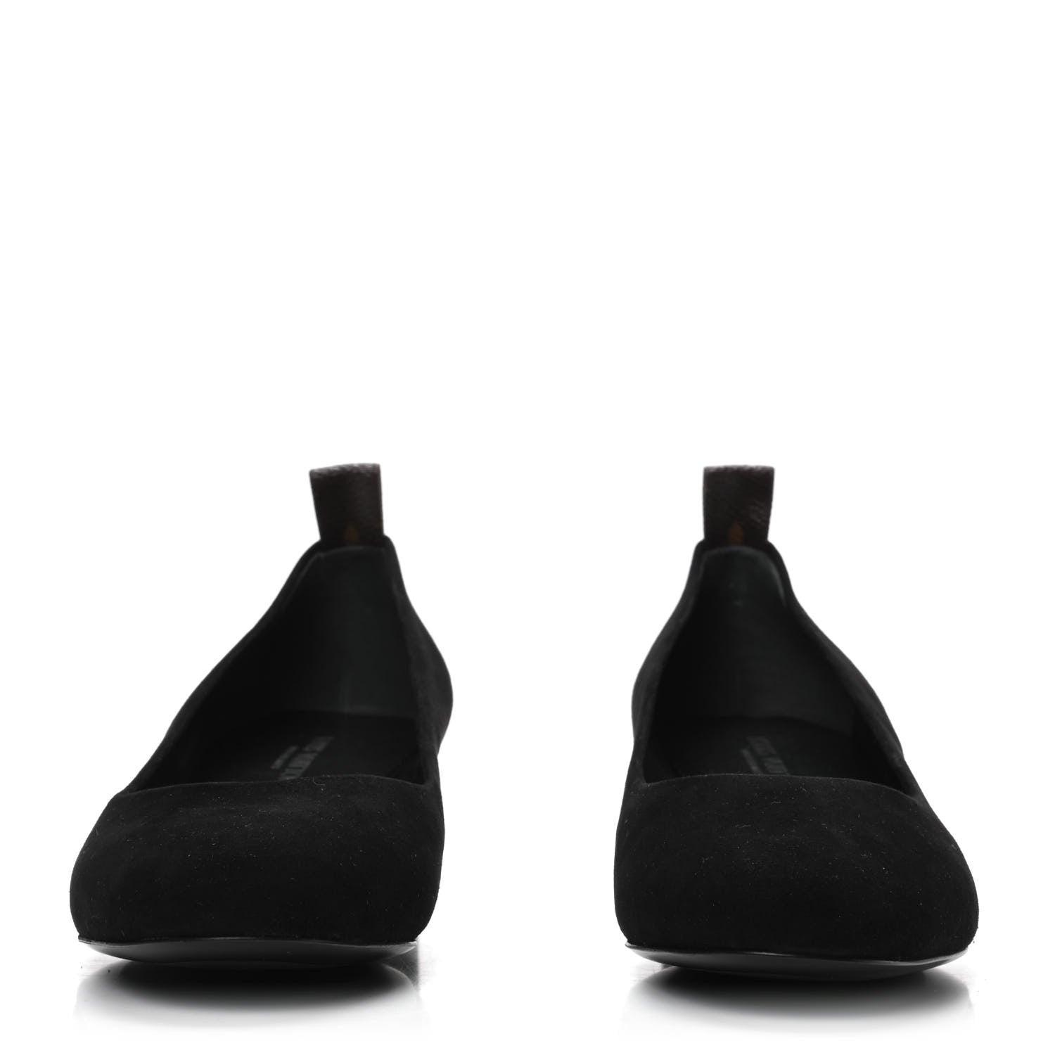 Louis Vuitton Suede Uniformes Pump 39 Black 2 of 8