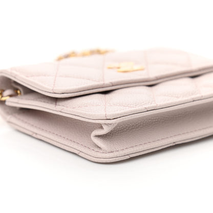 Chanel Caviar Quilted Miss Coco Clutch With Chain Light Purple 9 of 11