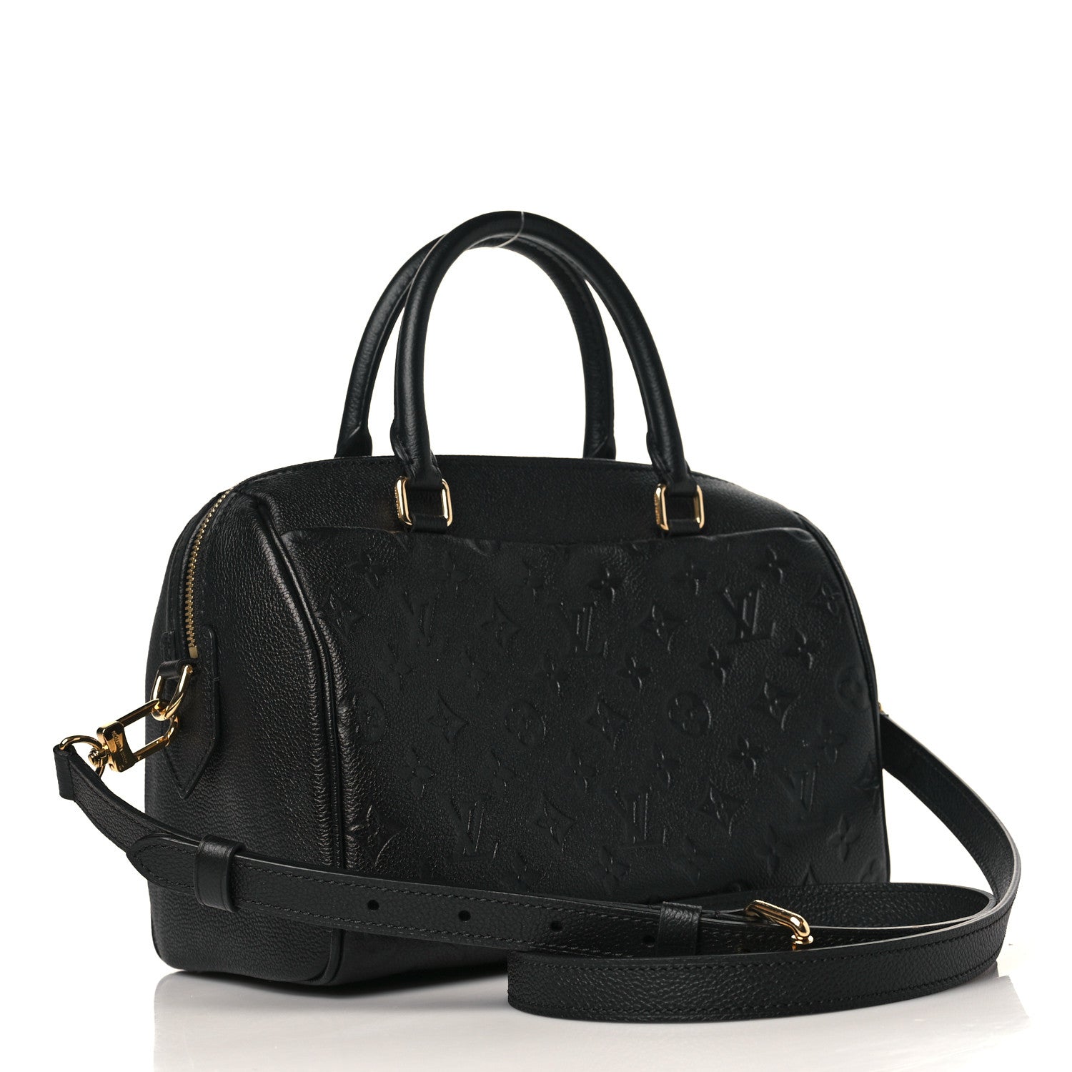 Louis Vuitton Empreinte Speedy Bandouliere 25 NM Black 3 of 8