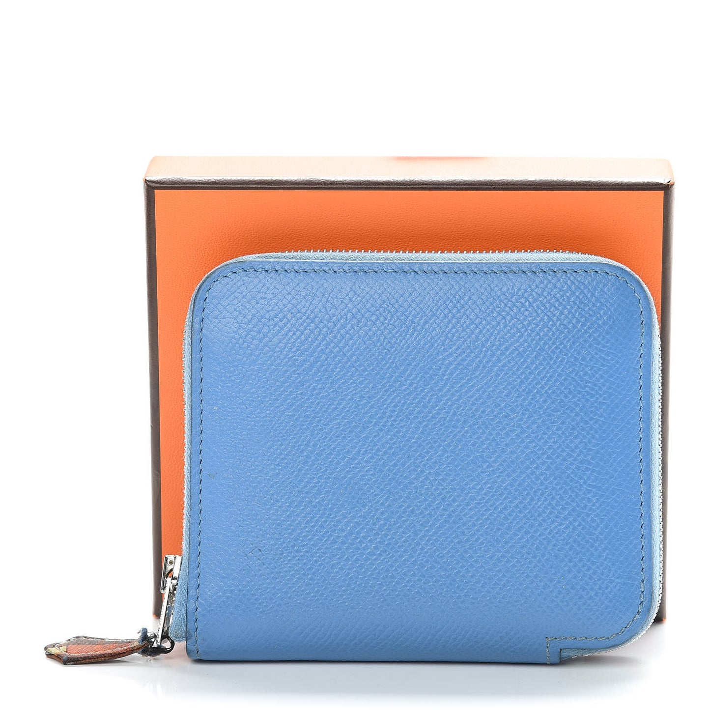 Epsom Silk'In Compact Wallet Bleu Paradis