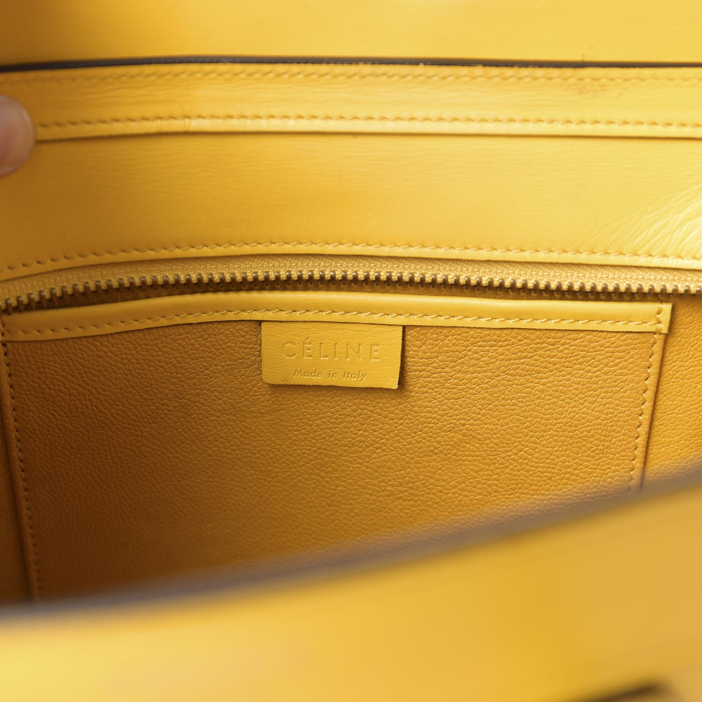Palmelato Calfskin Nano Luggage Sunflower