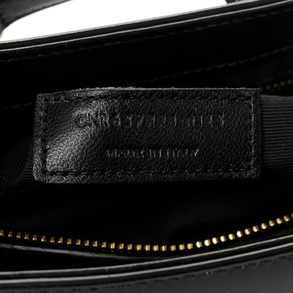 Saint Laurent Smooth Calfskin Le 5 A 7 Hobo Black 7 of 10