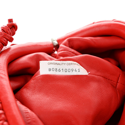 Bottega Veneta Nappa Intrecciato The Mini Pouch Bright Red 7 of 12