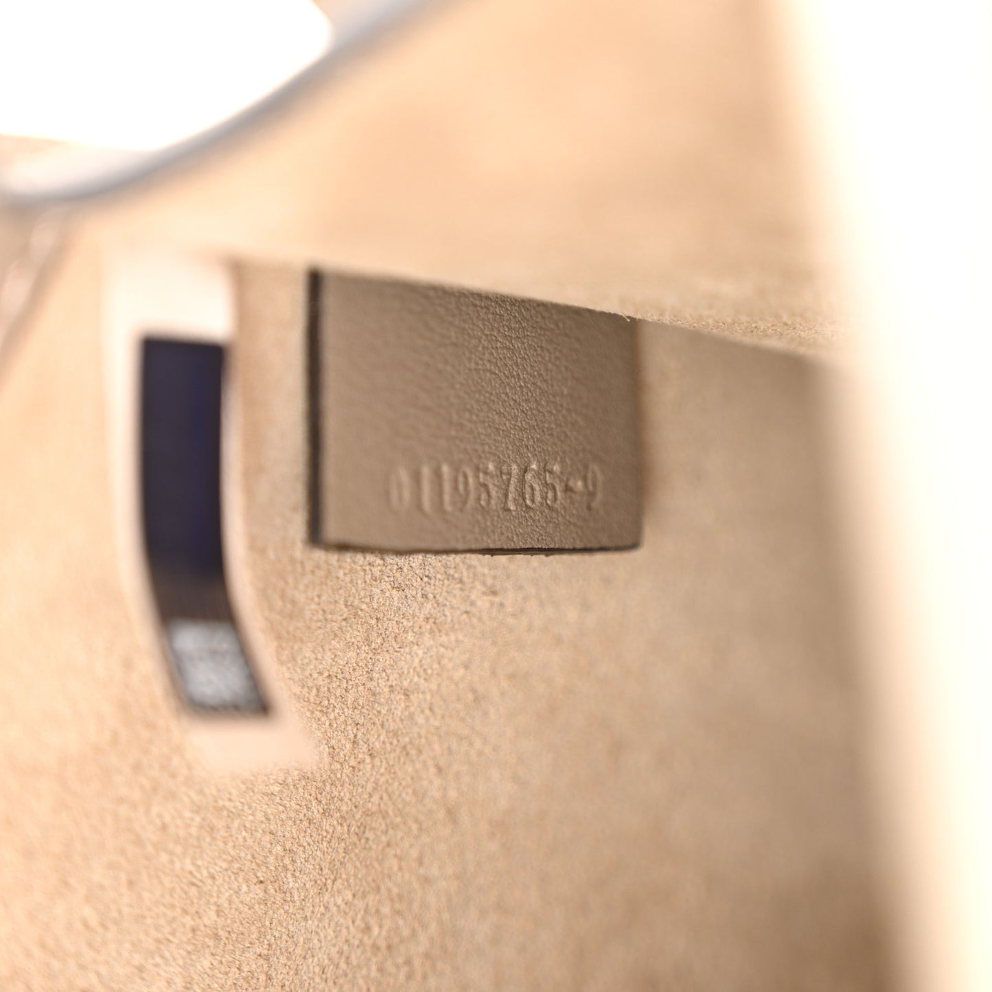 Calfskin Suede Medium Nile Bracelet Bag Motty Grey