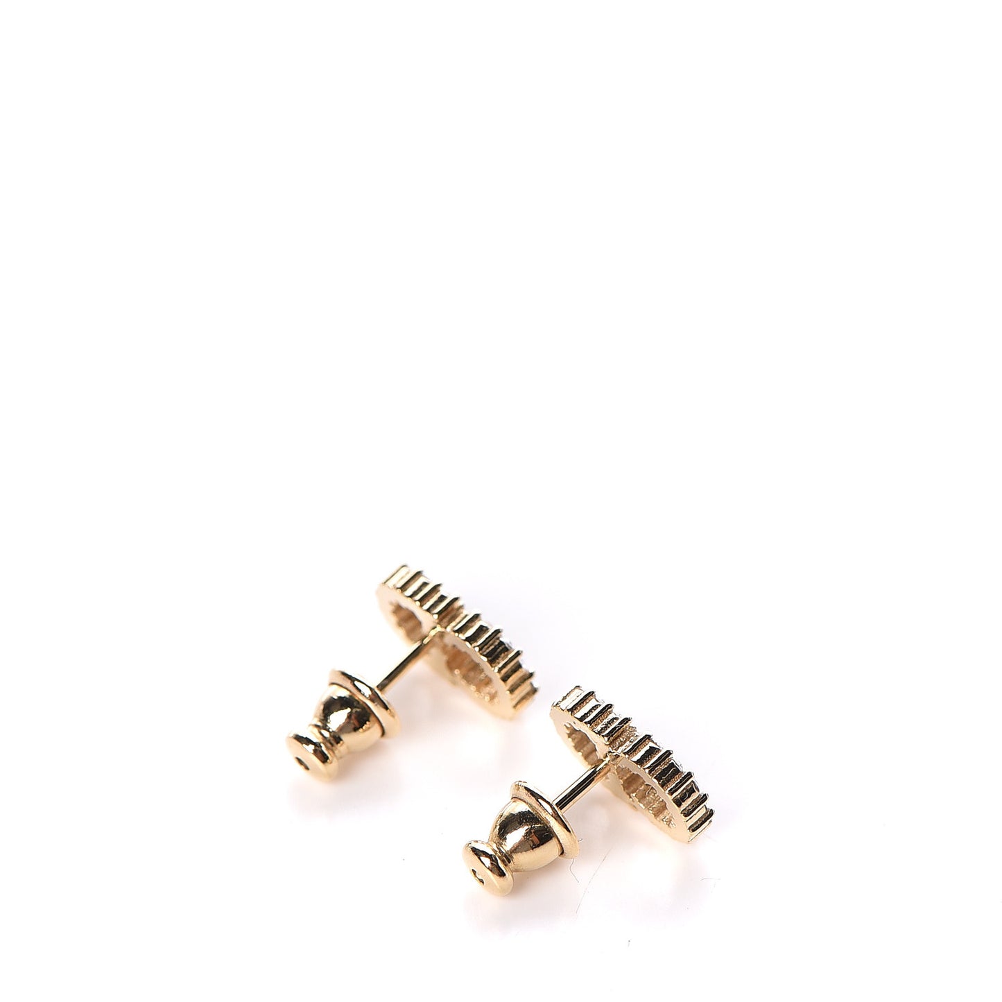 Crystal Clair D Lune Earrings Gold