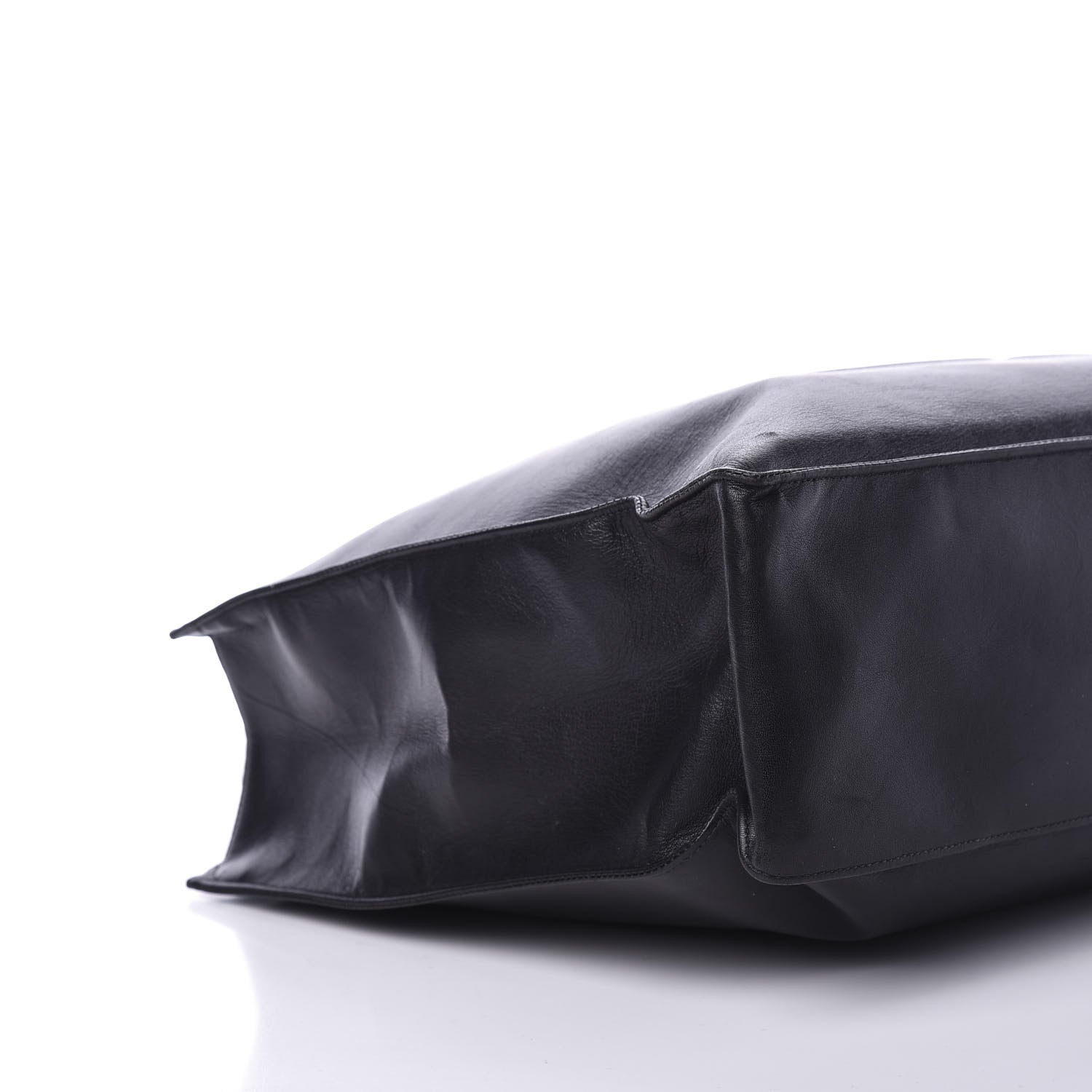 Chanel Lambskin CC Tote Black 5 of 10