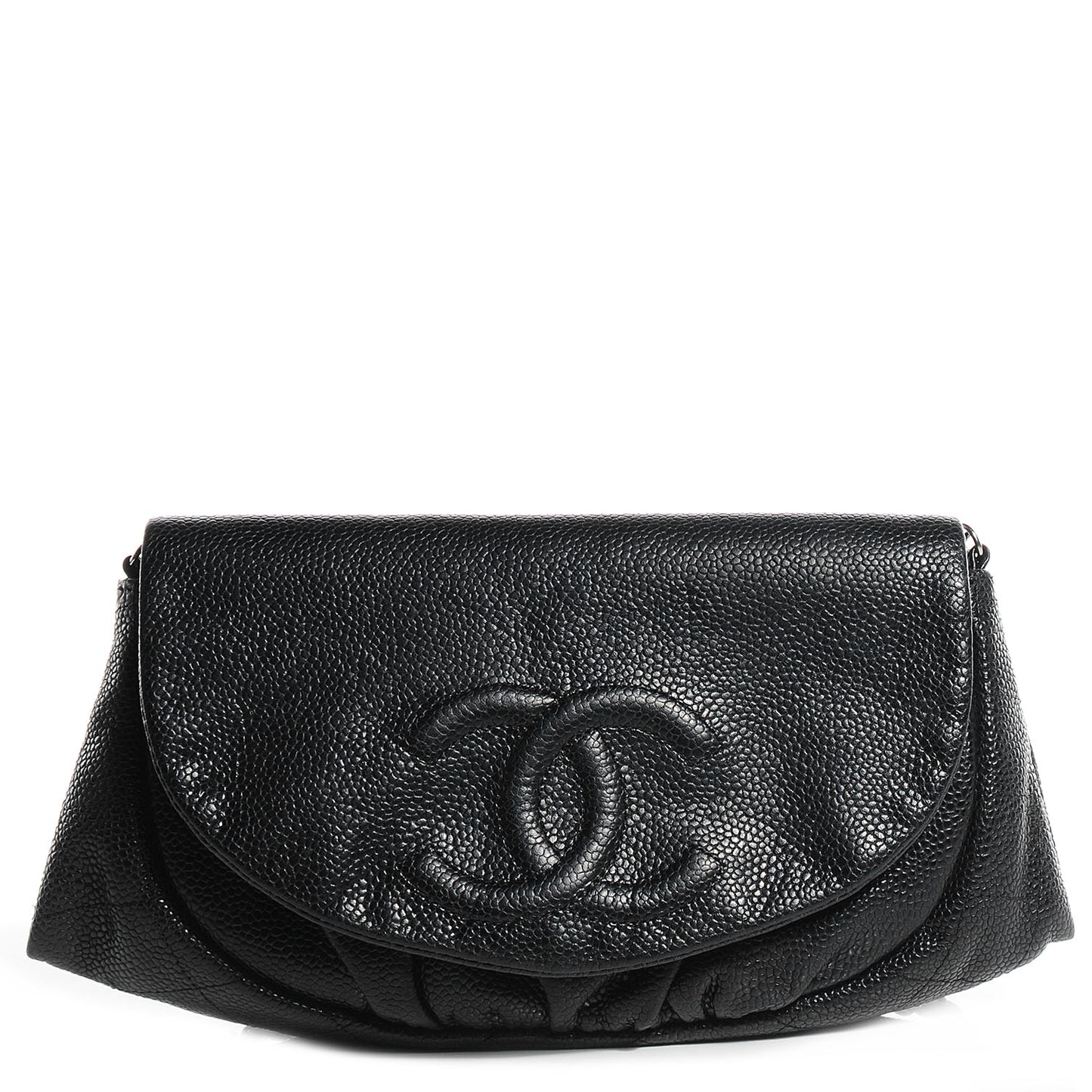 Caviar Half Moon Wallet On Chain WOC Black