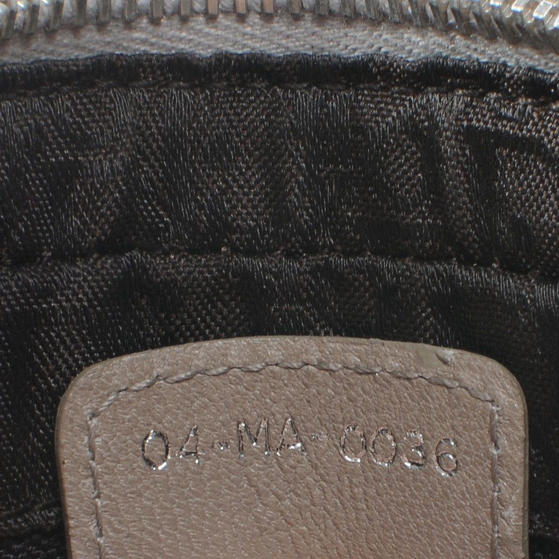 CHRISTIAN DIOR Cannage Quilted Soft Lady Dior East West Bag Taupe