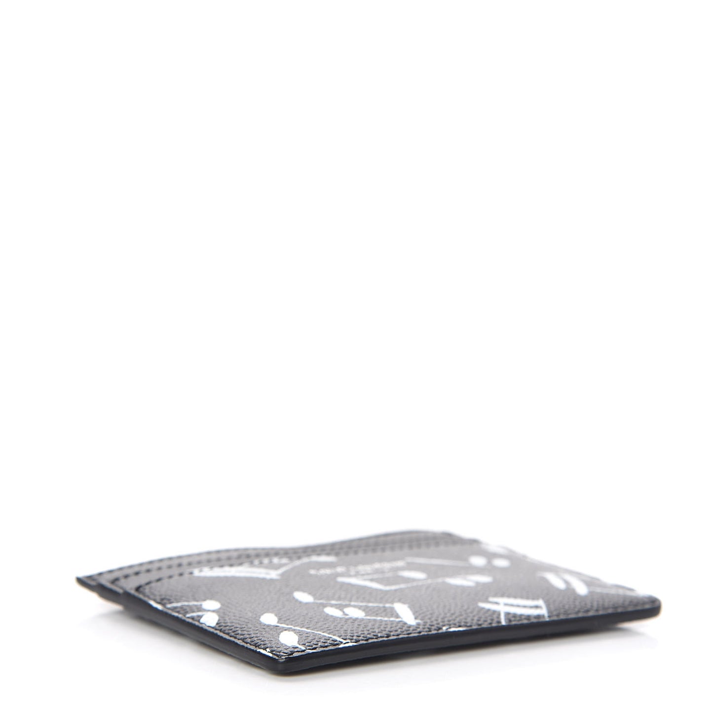 Grain de Poudre Musical Notes Credit Card Case Black
