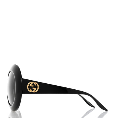 Gucci Acetate Round GG Sunglasses GG0744S Black 3 of 8