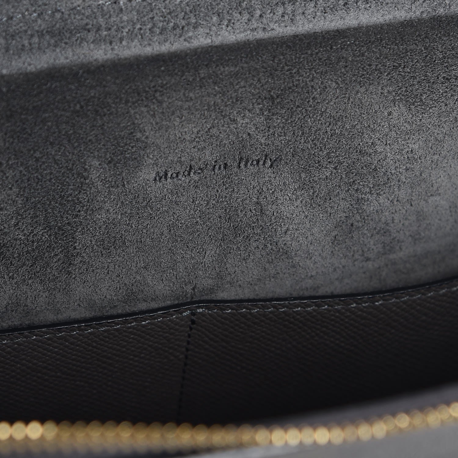 Celine Grained Calfskin Mini Belt Bag Grey 8 of 8