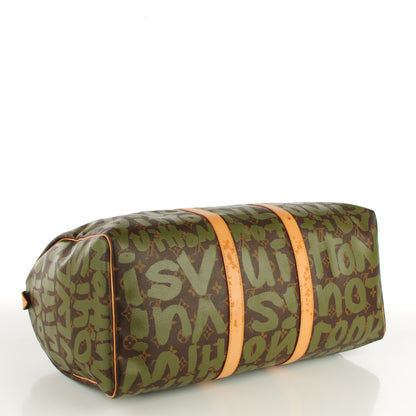 Louis Vuitton Graffiti Keepall 50 Kaki 4 of 8