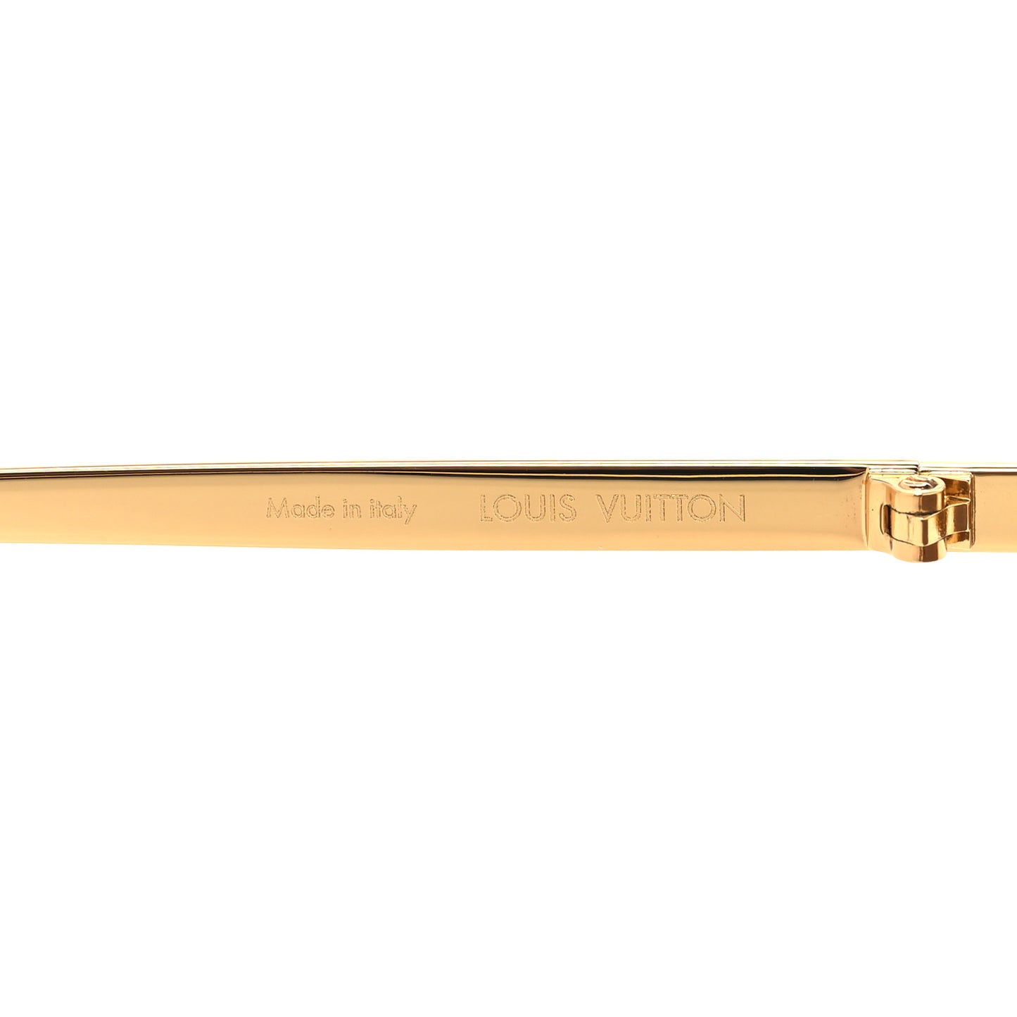 Metal LV Golden Mask Sunglasses Z1717U Gold