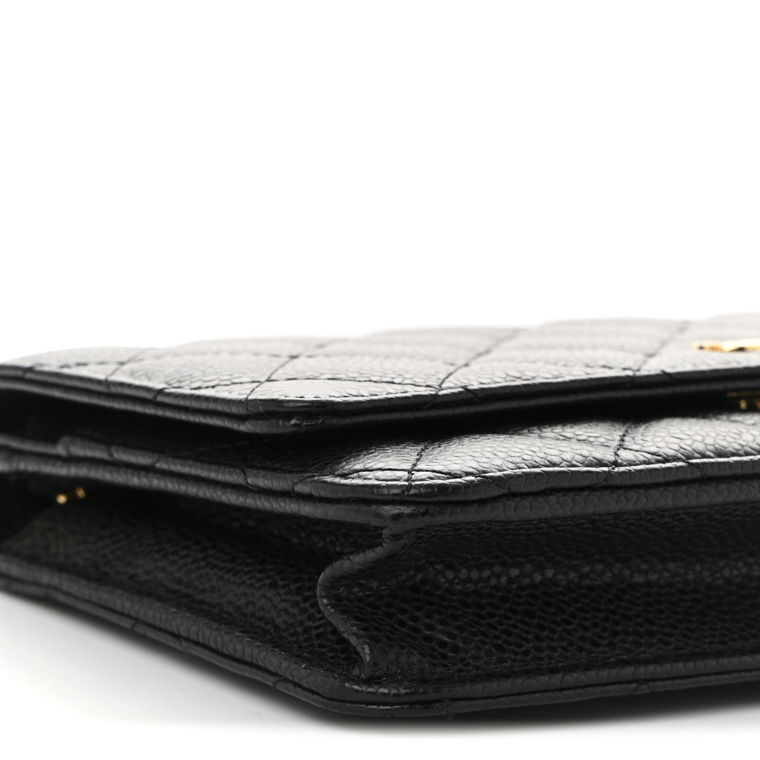 Chanel Caviar Quilted Wallet on Chain WOC Black 10 of 12