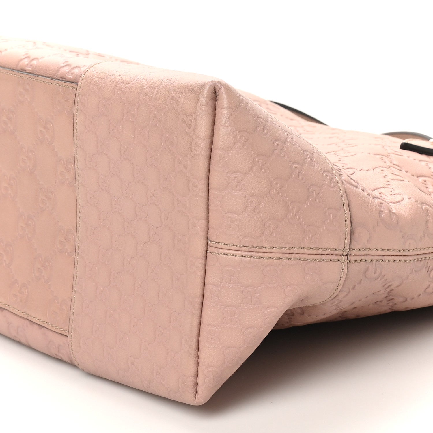 Gucci Guccissima Medium Bree Foldover Tote Soft Pink 10 of 10