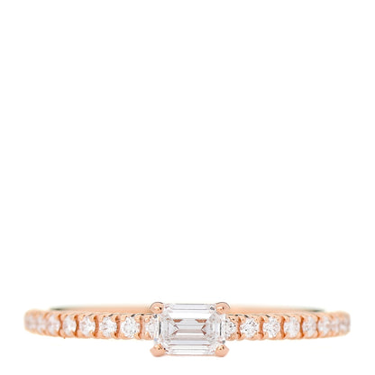 Cartier 18K Pink Gold Diamond Etincelle De Cartier Engagement Ring 49 5 1 of 5