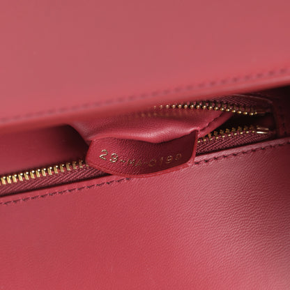 Christian Dior Smooth Calfskin 30 Montaigne Flap Bag Fuchsia 6 of 11