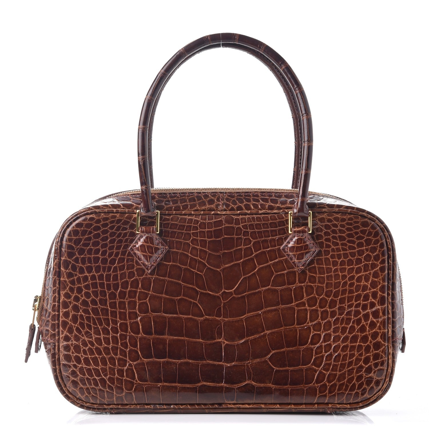 Hermes Shiny Alligator Plume Elan 22 Miel 1 of 8