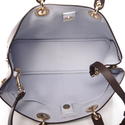 Christian Dior Smooth Calfskin Large Diorissimo Tote Brown 7 of 16