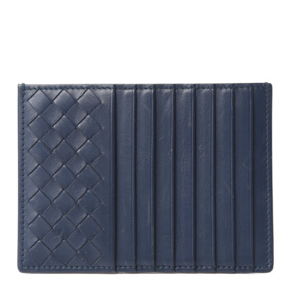Bottega Veneta Nappa Intrecciato Card Case Denim 1 of 7