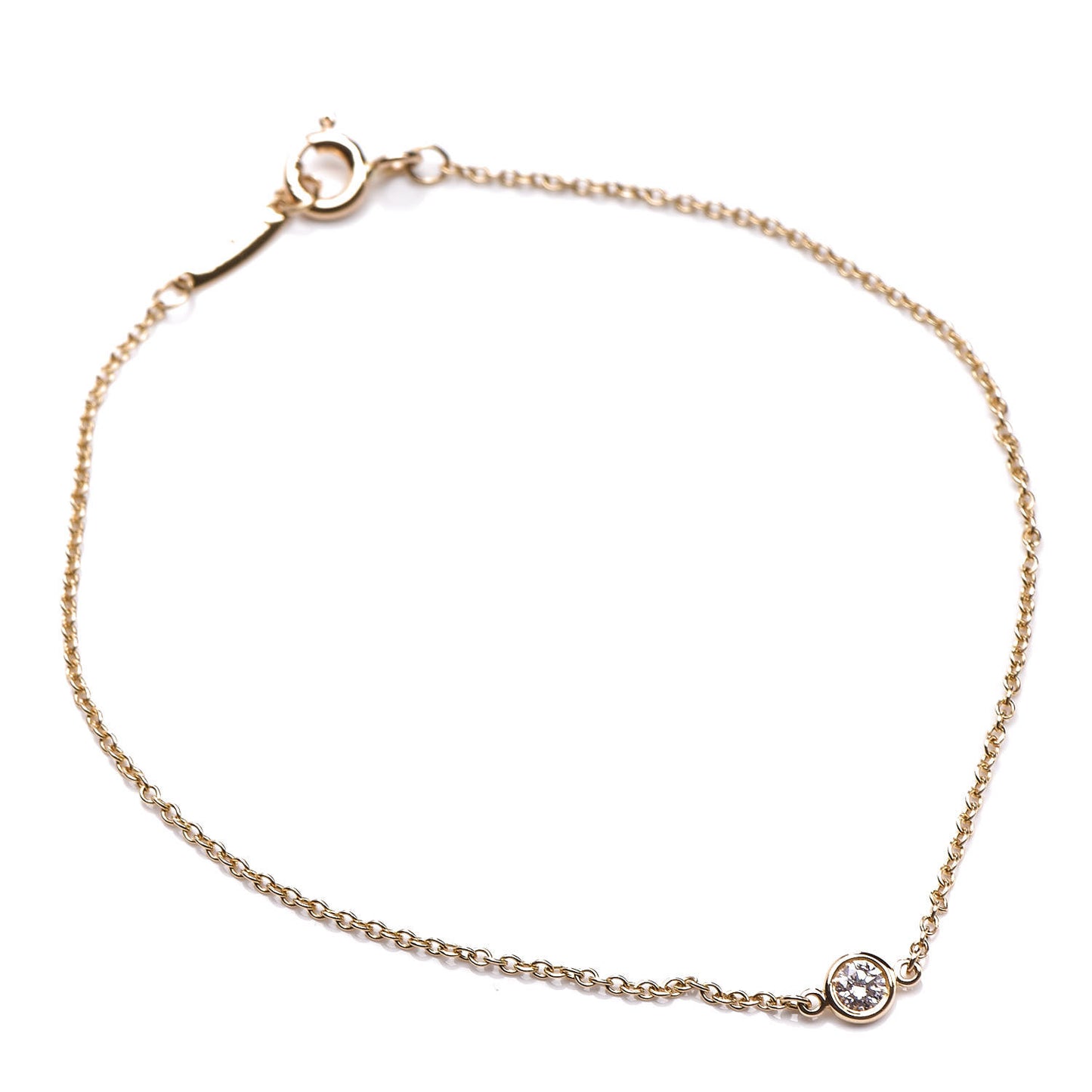 18K Yellow Gold Diamond .09ct Elsa Peretti Diamonds by the Yard Bracelet