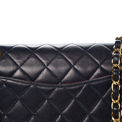 Chanel Lambskin Quilted Small Double Flap Navy 13 of 15