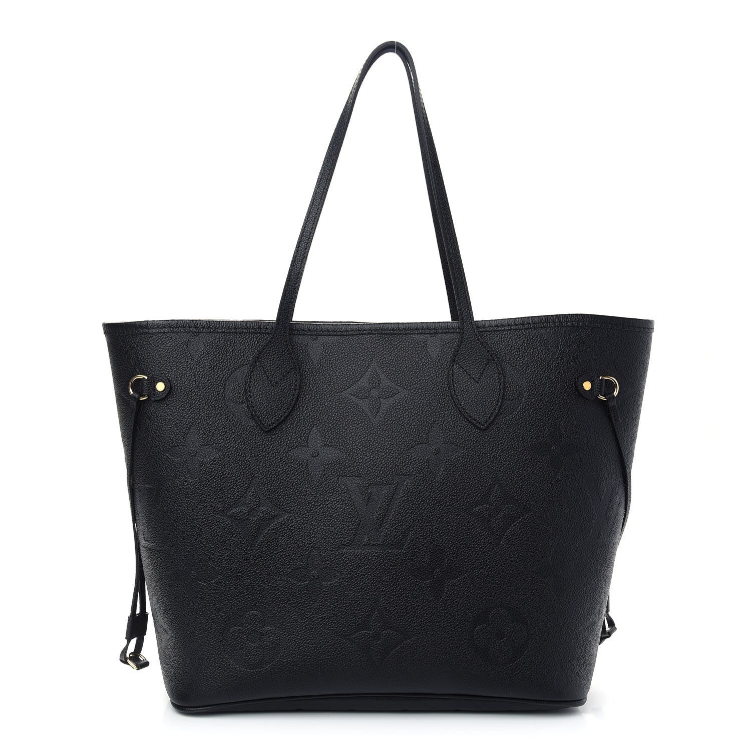 Louis Vuitton Empreinte Monogram Giant Neverfull MM Black 3 of 10