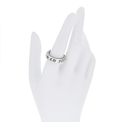 Chrome Hearts Sterling Silver Cross CH Forever Spacer Ring 57 8 2 of 5