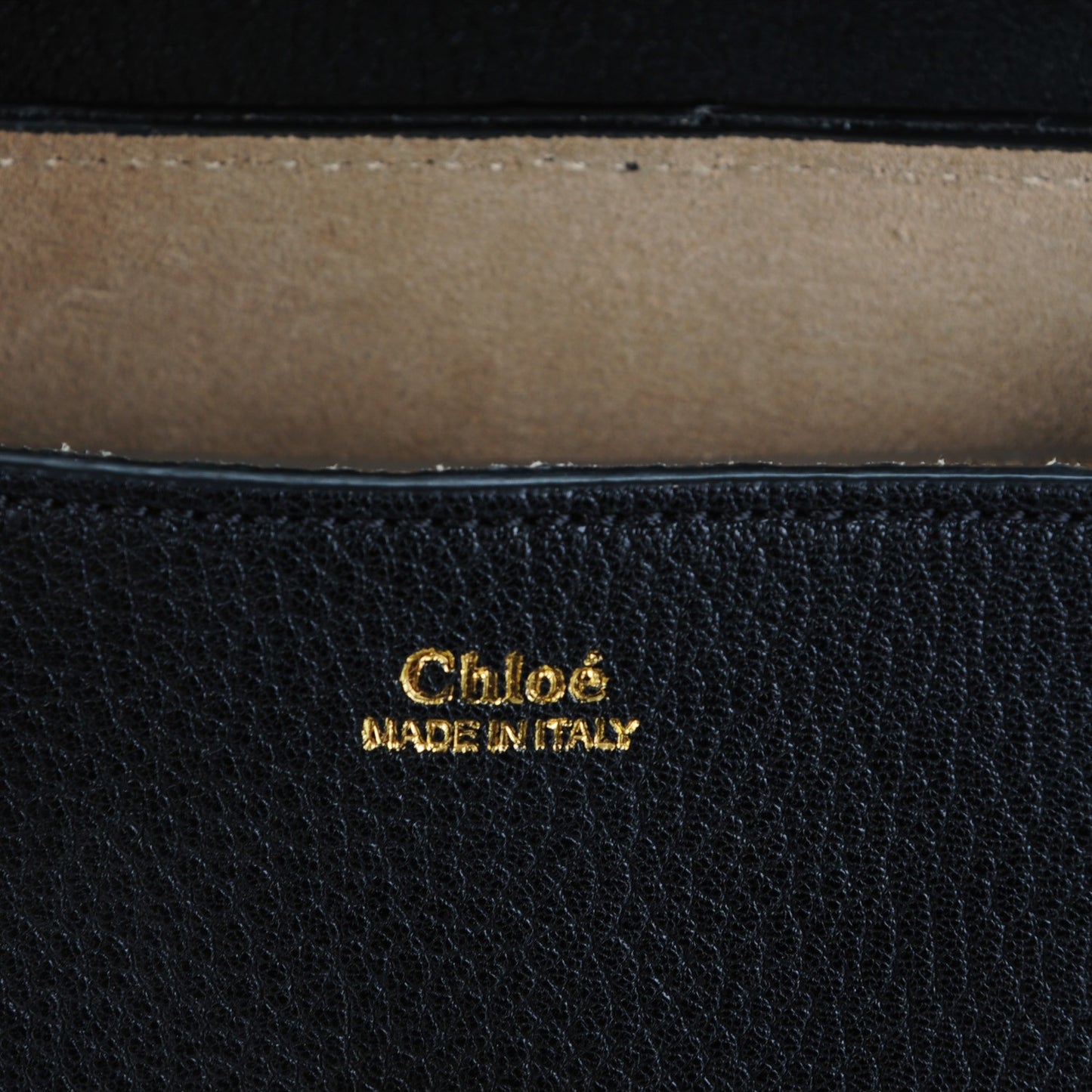 Grained Lambskin Mini Drew Shoulder Bag Black