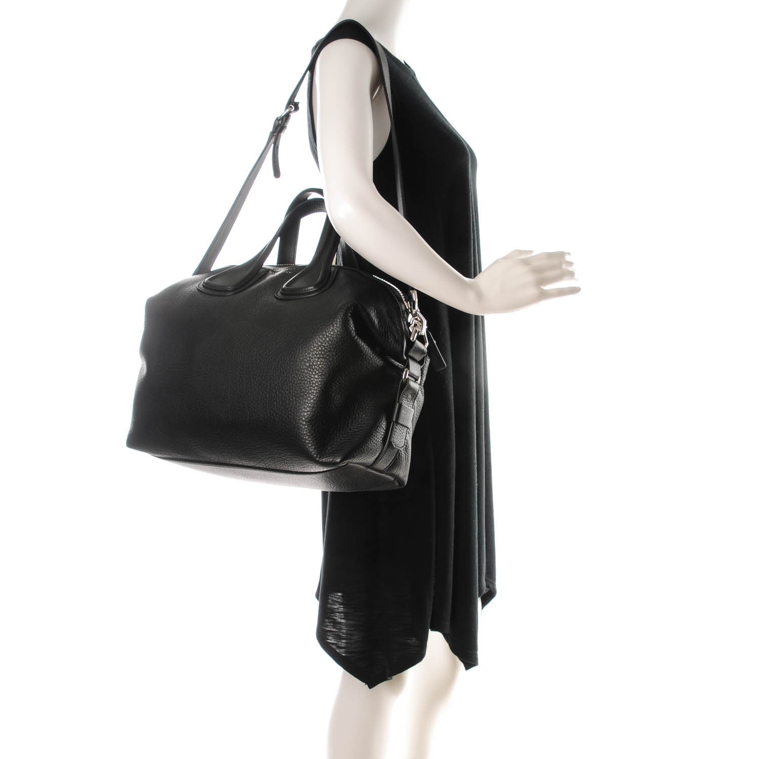 Givenchy Waxy Grained Calfskin Medium Nightingale Black 2 of 7