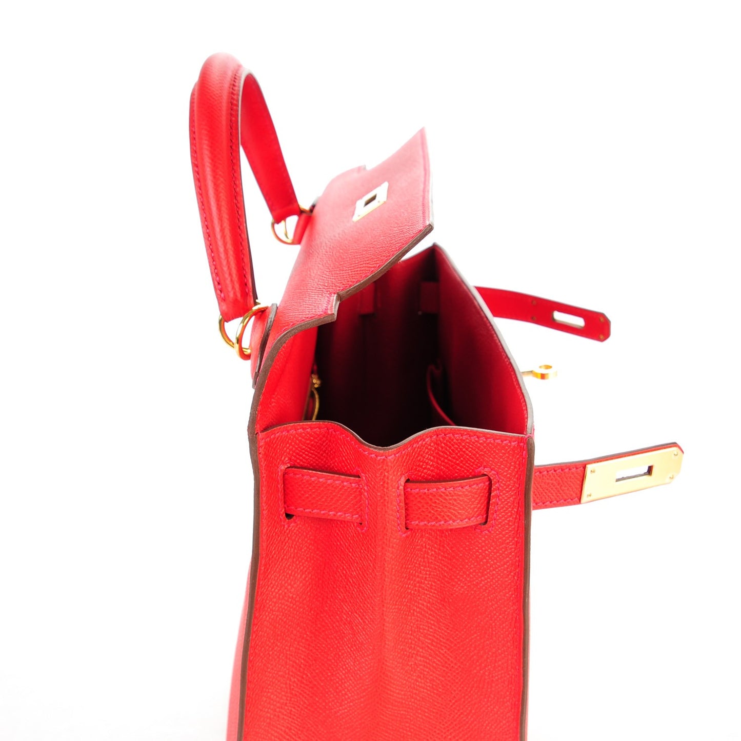 Epsom Kelly Sellier 28 Rouge Casaque