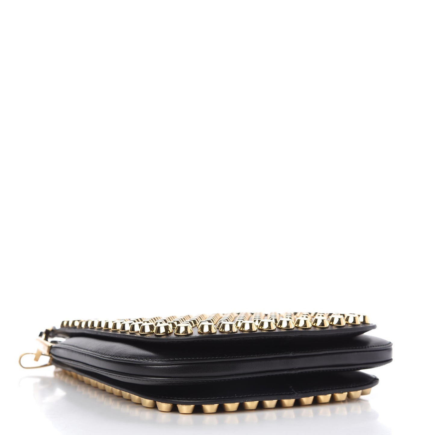 City Calfskin Studded Small Margit Bag Black